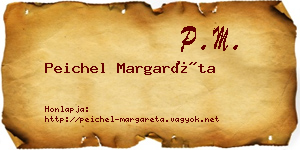 Peichel Margaréta névjegykártya